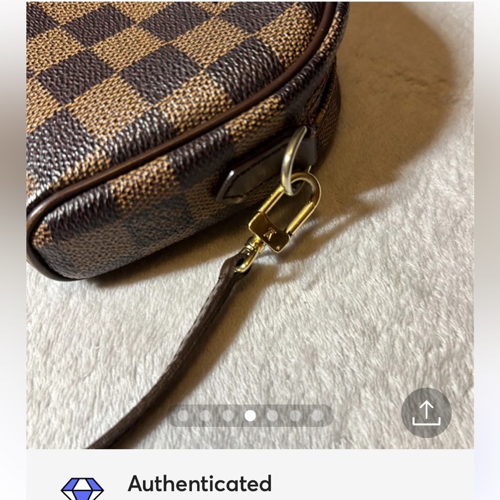 SOLD❗️Rare Louis Vuitton Ipanema Pochette Damier Ebene 3 way crossbody - Picture 4 of 7